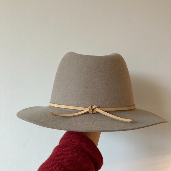 Brixton Wesley Fedora Hat 100% Wool Felt Unisex (Size Medium) - Picture 8 of 10